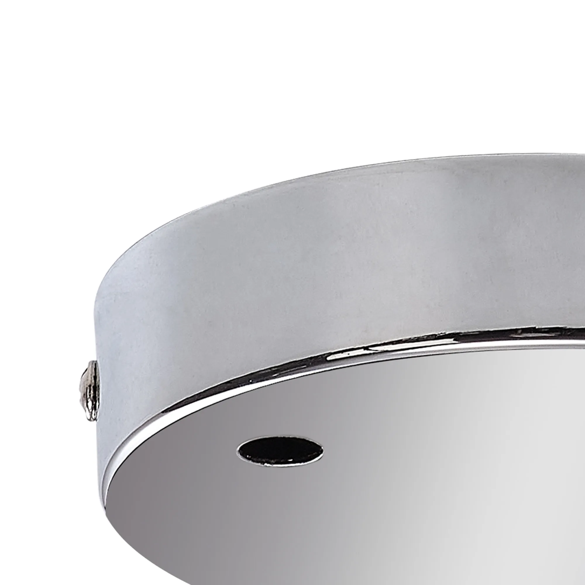 Hayes 3 Hole 12cm Round Ceiling Plate Polished Chrome Stainless Steel D0827CH  Deco Hayes Chrome